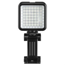 Hama - LED Dæmpbar lampe til telefoner, kameraer og videokameraer LED/5,5W/2xAA
