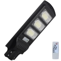 Soldrevet LED gadelampe med sensor STREET LED/10W/3,2V IP65 + fjernbetjening