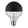 .Kugleformet LED-pære dæmpbar GLOBE G95 E27/6,5W/230V 2700K sort - Paulmann 28676