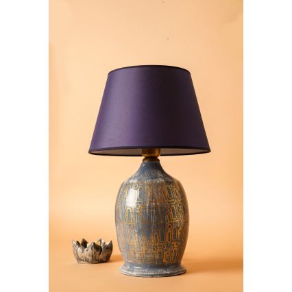  skrivebordslampe RAMZES 1xE27/40W/230V blå