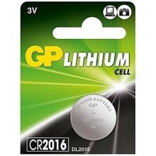 1 stk. Lithium knapcelle CR2016 GP 3V/90mAh