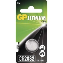 1 stk. Lithium knapcelle CR2032 GP 3V/220mAh
