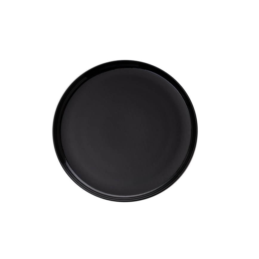 12-delt spisesæt, sort/porcelæn