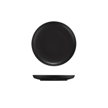 16-delt spisestel, sort/porcelæn