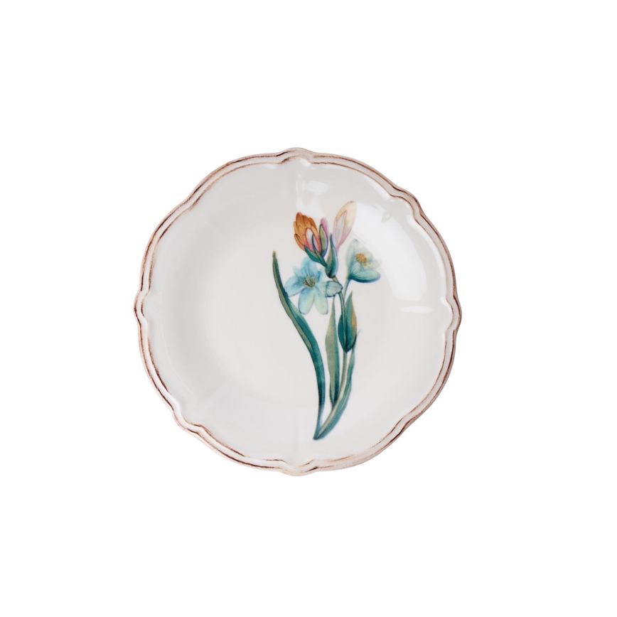 18-delers spisesæt, flerfarvet porcelæn