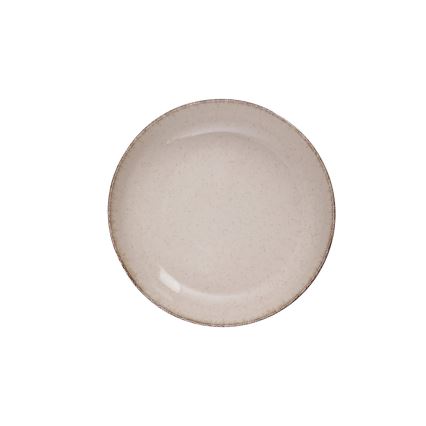 18-delt spisestel, beige/porcelæn