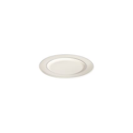 18-delt spisesæt, creme/sølv, porcelæn