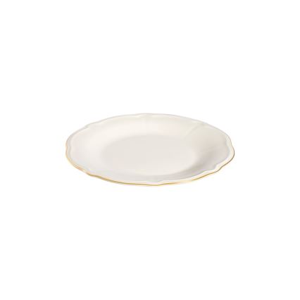 18-delt spisesæt, hvid/guld, porcelæn
