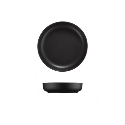 18-delt spisesæt, sort/porcelæn