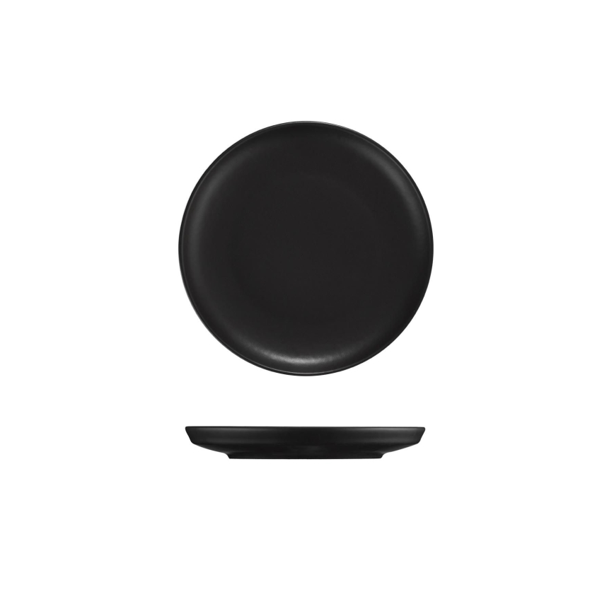 18-delt spisesæt, sort/porcelæn