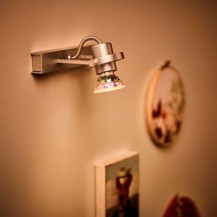 2 LED-pærer dæmpbar Philips Warm Glow GU10/5,5W/230V 2200K–2700K 