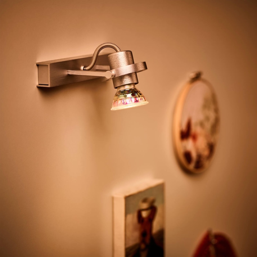 2 LED-pærer dæmpbar Philips Warm Glow GU10/5,5W/230V 2200K–2700K 