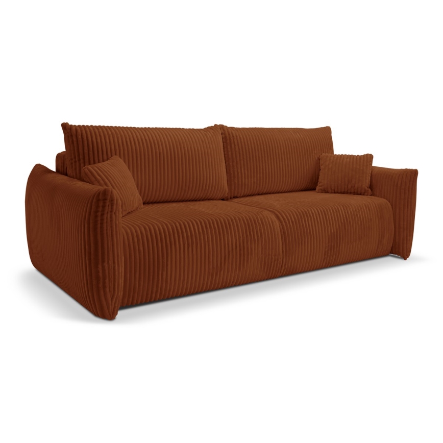 2-personers sofa foldbar FRIDA brun