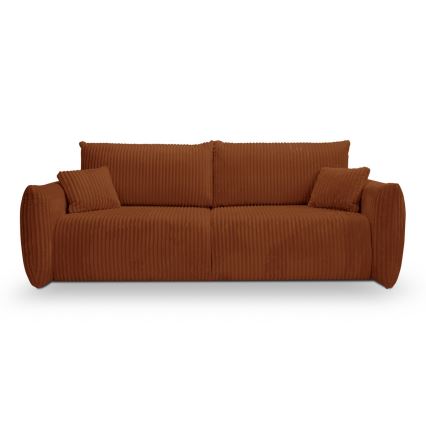 2-personers sofa foldbar FRIDA brun