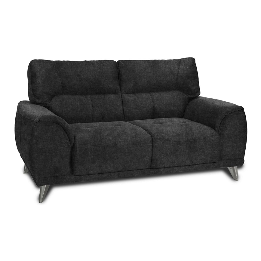 2-personers sofa LIVORNO sort