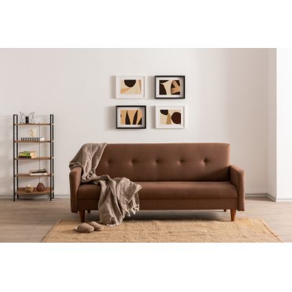 2-personers sofa NARA, brun