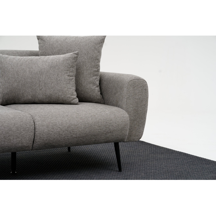 2-personers sofa PISA lysegrå