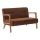 2-personers sofa TUMI i brun