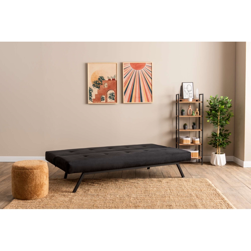 2-personers sovesofa BAKU sort