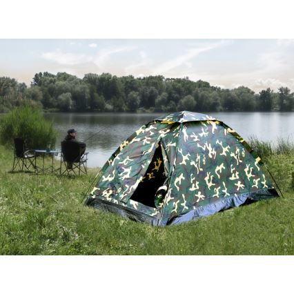 2-personers telt PU 2000 mm camouflage
