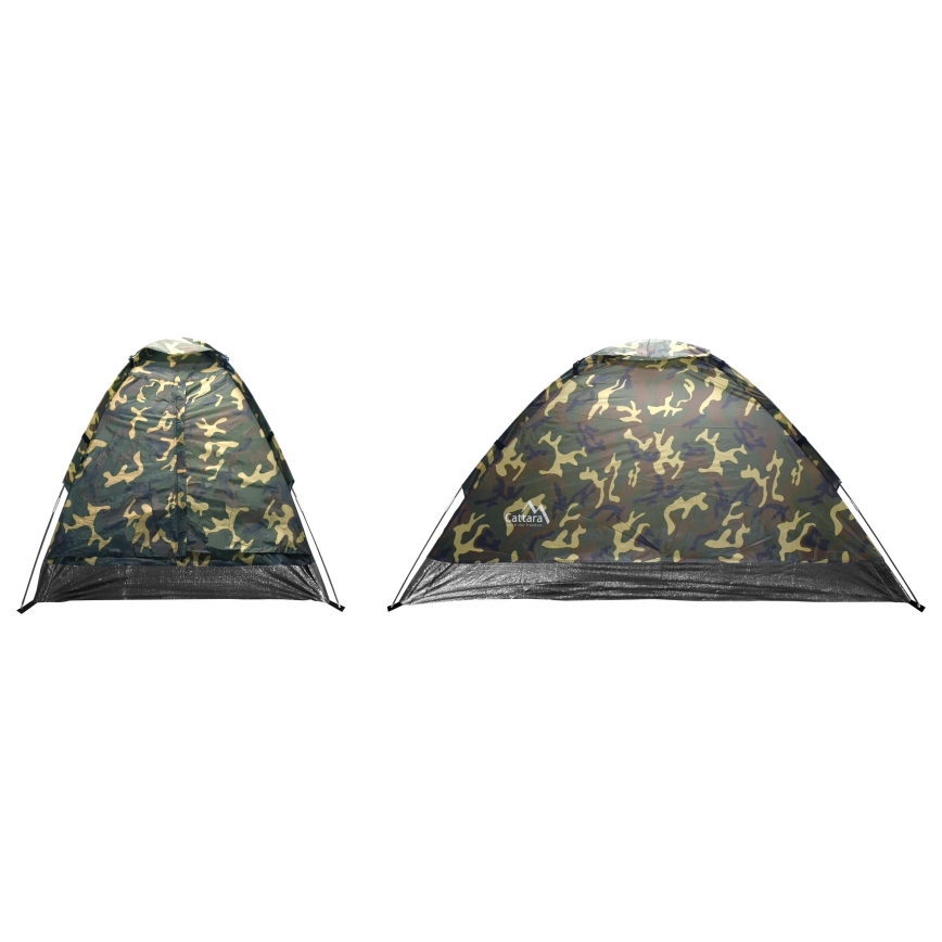 2-personers telt PU 2000 mm camouflage