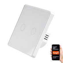 2-polet touch-kontakt SMART 2x800W/230V hvid Wi-Fi Tuya