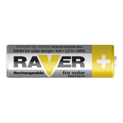 2 stk. Genopladeligt batteri AA RAVER NiMH/1,2V/600 mAh