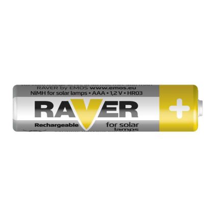 2 stk. Genopladeligt batteri AAA RAVER NiMH/1,2V/400 mAh