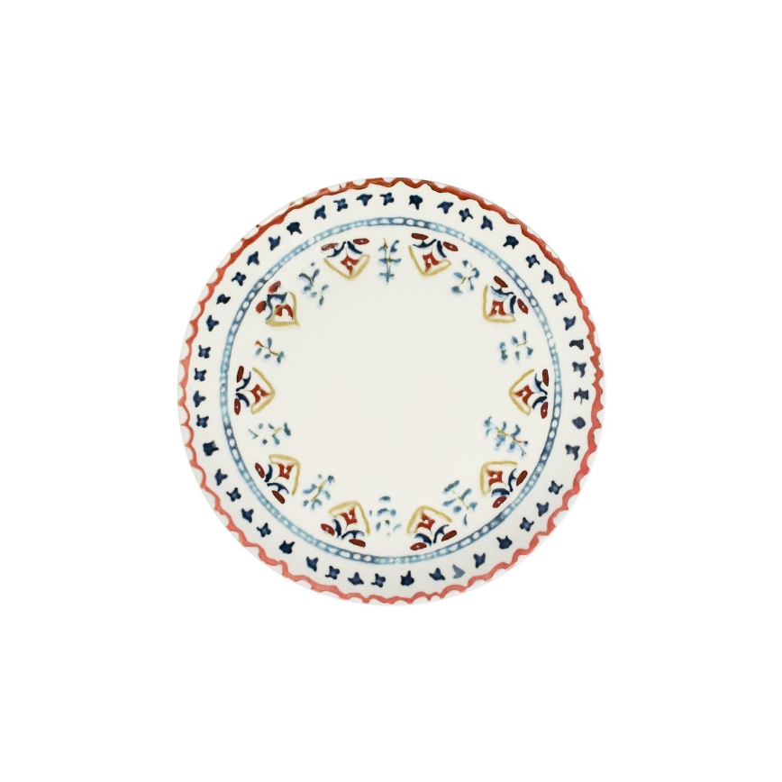24-delers spisesæt, flerfarvet, porcelæn