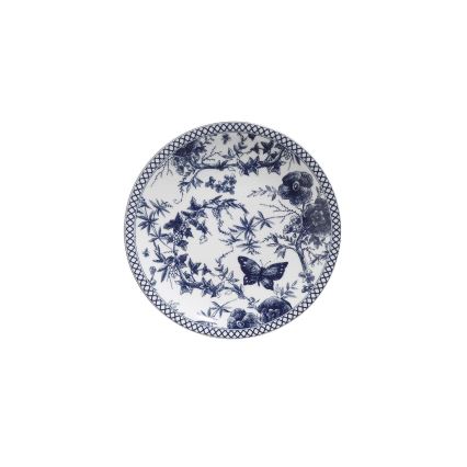 24-delers spisesæt, hvid/blå, porcelæn