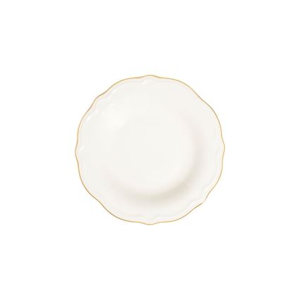24-delers spisesæt, hvid/guld, porcelæn