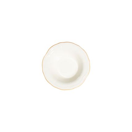 24-delers spisesæt, hvid/guld, porcelæn