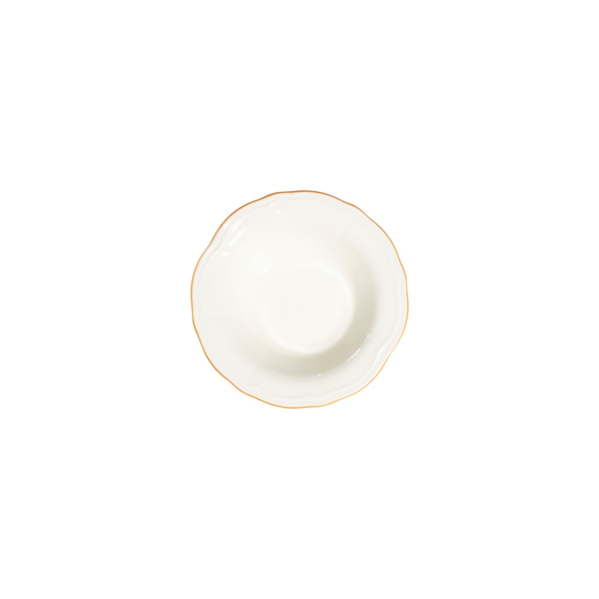 24-delers spisesæt, hvid/guld, porcelæn
