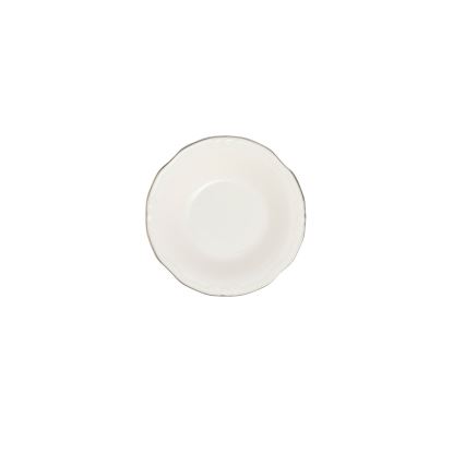 24-delers spisesæt, hvid/sølv/porcelæn
