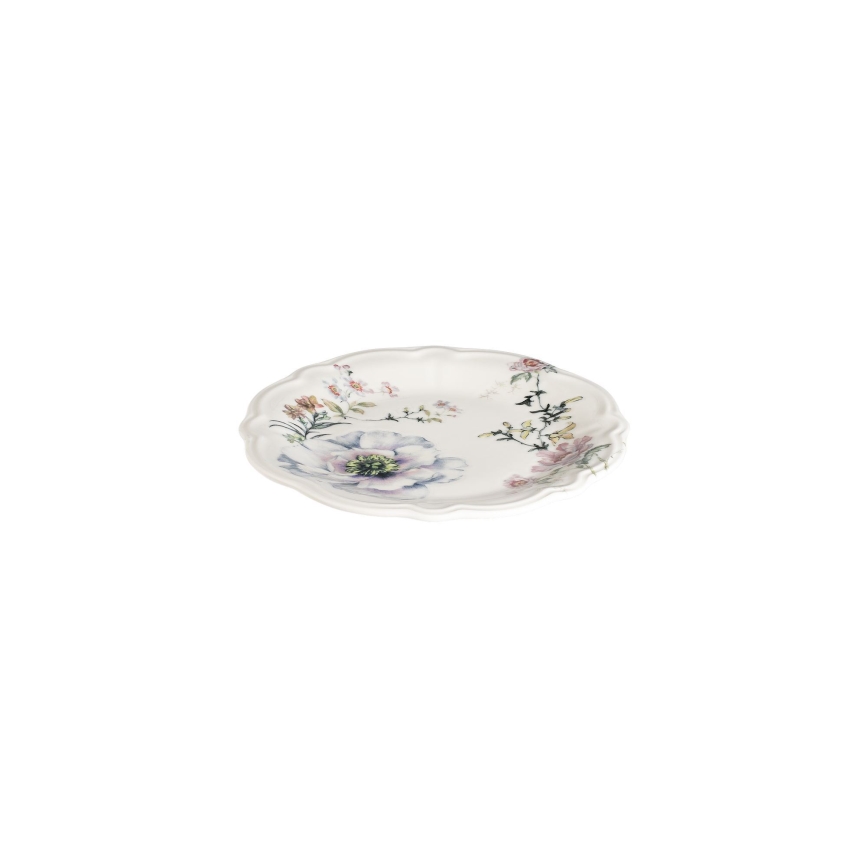 24-delt spisestel i flerfarvet porcelæn