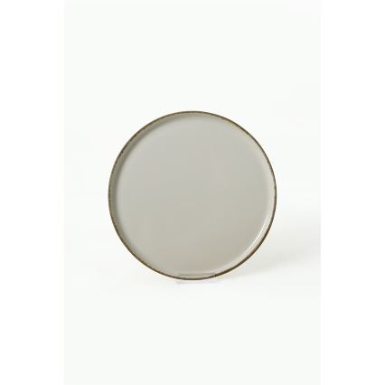 24-delt spisesæt, creme/brun, keramik