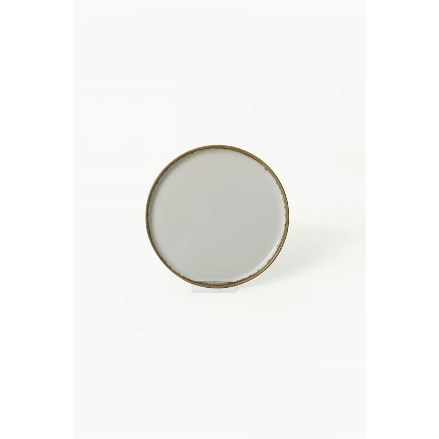 24-delt spisesæt, creme/brun, keramik