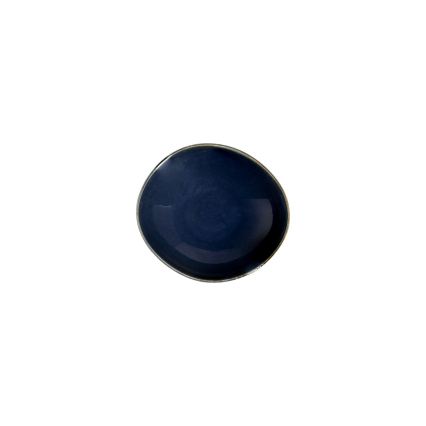 24-delt spisesæt flerfarvet/blå/porcelæn