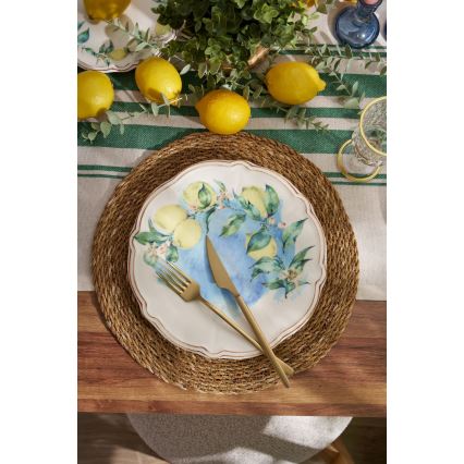 24-delt spisesæt, flerfarvet/porcelæn