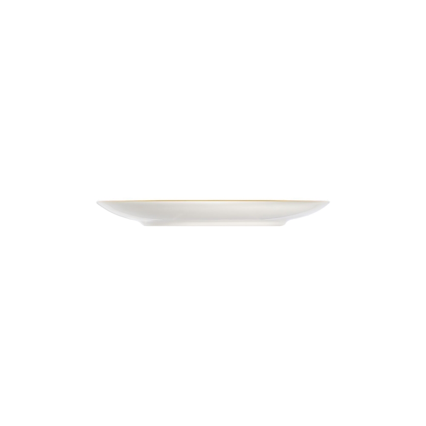 24-delt spisesæt hvid/blå/guld/porcelæn