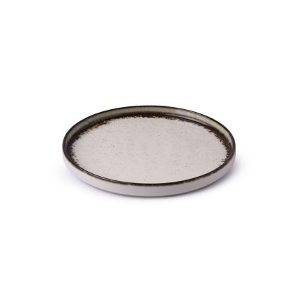 24-delt spisesæt, hvid/brun, porcelæn