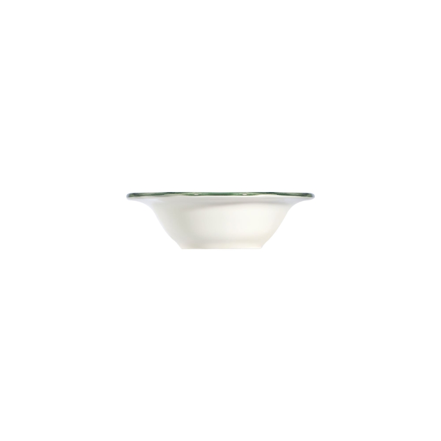 24-delt spisesæt hvid/grøn/rød/porcelæn