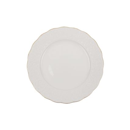 24-delt spisesæt hvid/guld/porcelæn