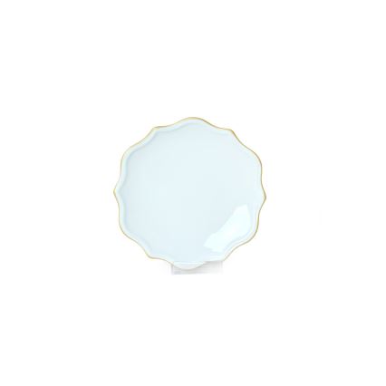 24-delt spisesæt, hvid/guld, stentøj