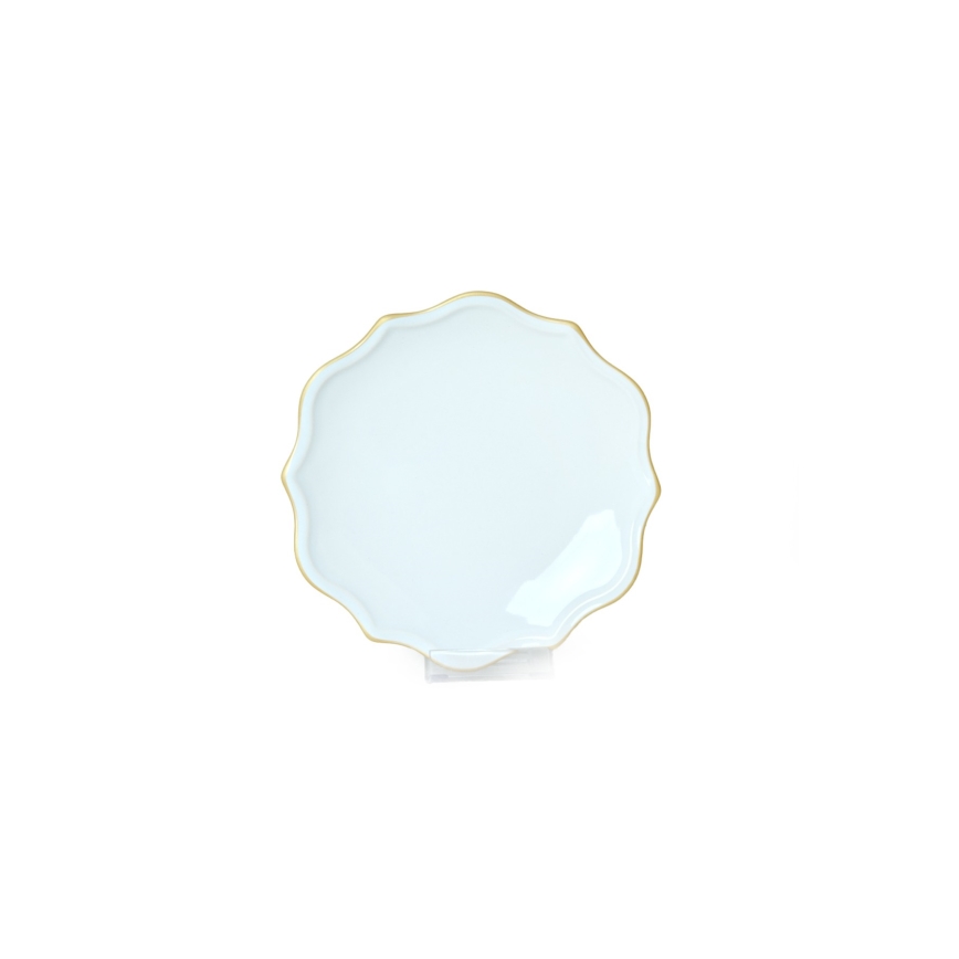 24-delt spisesæt, hvid/guld, stentøj