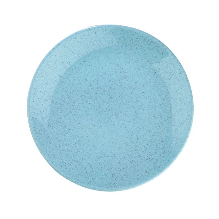 24-delt spisesæt i blå porcelæn