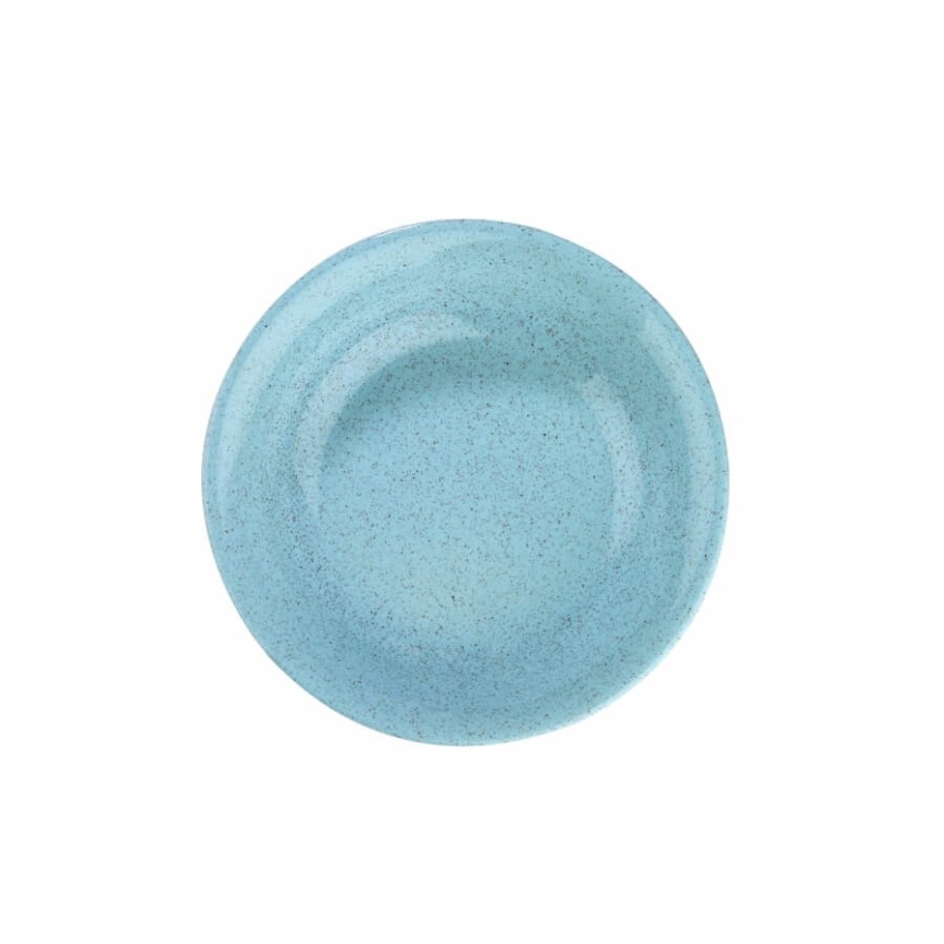 24-delt spisesæt i blå porcelæn