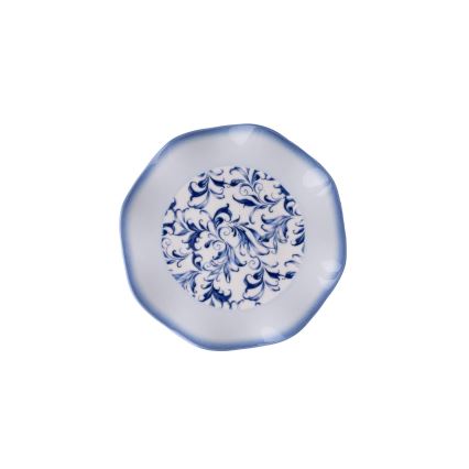 24-delt spisesæt i blå porcelæn