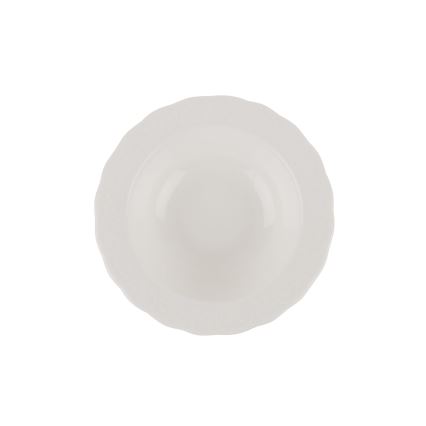 24-delt spisesæt i hvidt porcelæn