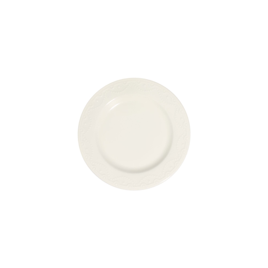 24-delt spisesæt i hvidt porcelæn